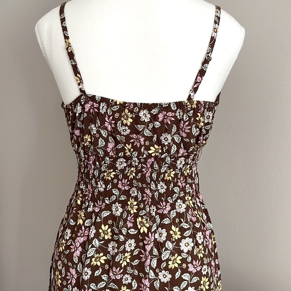 2/$25  NWT Bluenotes Floral Print Midi Dress with Slit - Small - Picture 8 of 10